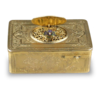 Antique Gilt metal singing bird box, by Bontems,