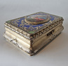 Stunning silver gilt and enamel fusee singing bird box by Jacques Bruguier 