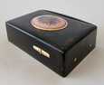 Gold,Tortoiseshell and enamel Singing Bird box by Rochat