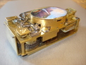 Antique Silver-gilt and enamel Fusee singing bird box, by Jacques Bruguier