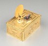 Antique Gilt metal singing bird box, by Bontems