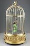 Small single singing bird-in-cage, by Karl Griesbaum