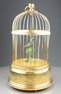 Small single singing bird-in-cage, by Bontems