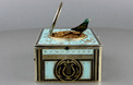 Vintage silver-gilt and two-tone enamelled singing bird box, by Karl Griesbaum