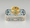 Antique Silver-gilt and enamel Fusee singing bird box, by Jacques Bruguier