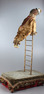 Antique clown acrobat-on-ladder musical automaton, by Roullet & Decamps