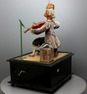 Antique monkey violinist musical automaton, most probably by J. Phalibois