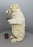 Very rare antique polar bear bubble-blowing automaton, by Roullet & Decamps