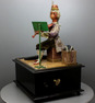 Antique monkey violinist musical automaton, most probably by J. Phalibois