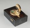 Antique Tortoiseshell and gilt metal singing bird box, by Bontems