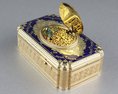 An exceptional exhibition gold, enamel and pictorial enamel Fusee singing bird box, by Jacques Bruguier