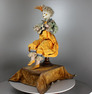 Antique Guitar playing Clown musical automaton, by Leopold Lambert