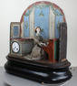 Antique lady pianist musical automaton with timepiece, by Jean Phalibois