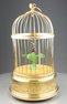 Small single singing bird-in-cage, by Bontems