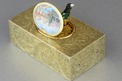 Antique silver-gilt and pictorial enamel singing bird box, by Rochat