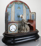 Antique lady pianist musical automaton with timepiece, by Jean Phalibois