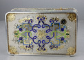 An exceptionally important and early silver, parcel-gilt, enamel and gilt appliques singing bird box, by Charles Bruguier