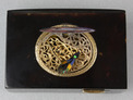 A fine tortoiseshell and pictorial enamel singing bird box, by Bontems, circa 1875