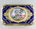 An exceptional exhibition gold, enamel and pictorial enamel Fusee singing bird box, by Jacques Bruguier