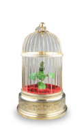 Small single bird-in-cage, by Karl Griesbaum