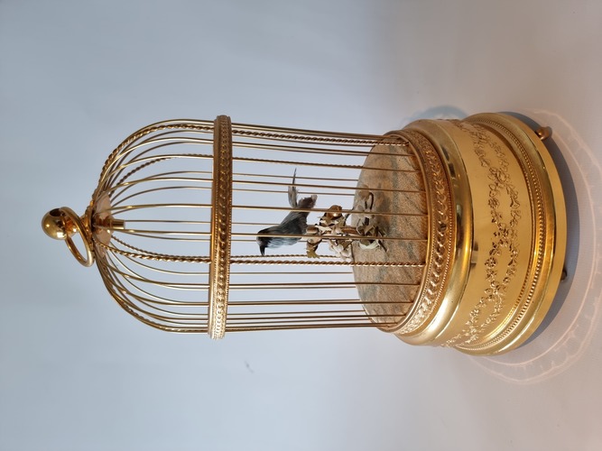 Small Singing Bird Cage by Reuge of Switzerland