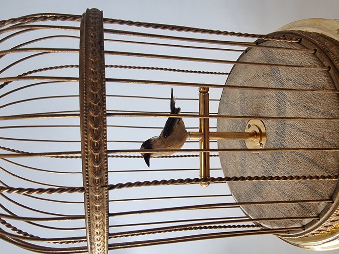 Small Singing Bird Cage by Reuge of Switzerland