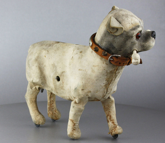 Antique Pug Automaton by Roullet Decamps