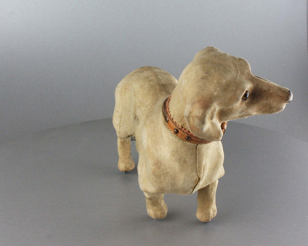 Antique Dachshund Automaton by Roullet Decamps