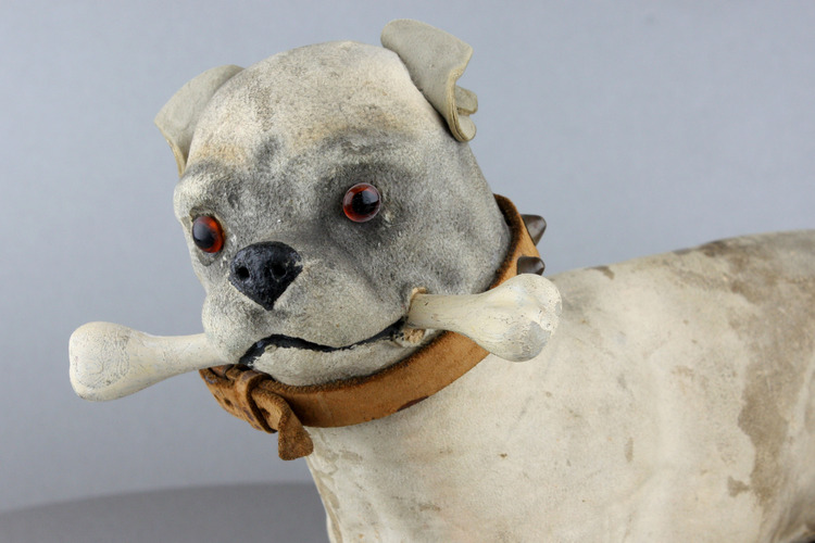 Antique Pug Automaton by Roullet Decamps